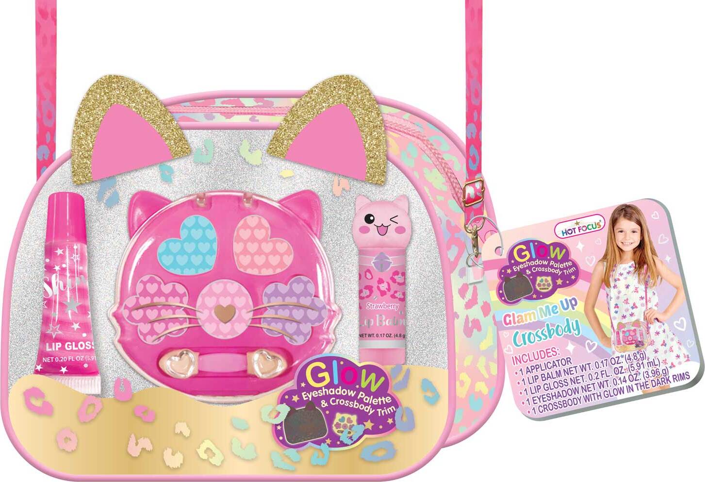 Glam Me Up Crossbody, Leopard